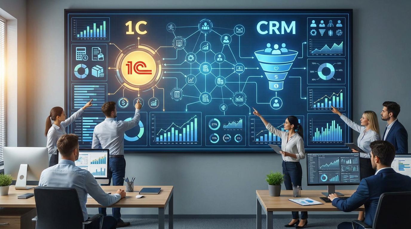 Интеграция 1С с CRM: какие системы подключить и как это сделать правильно