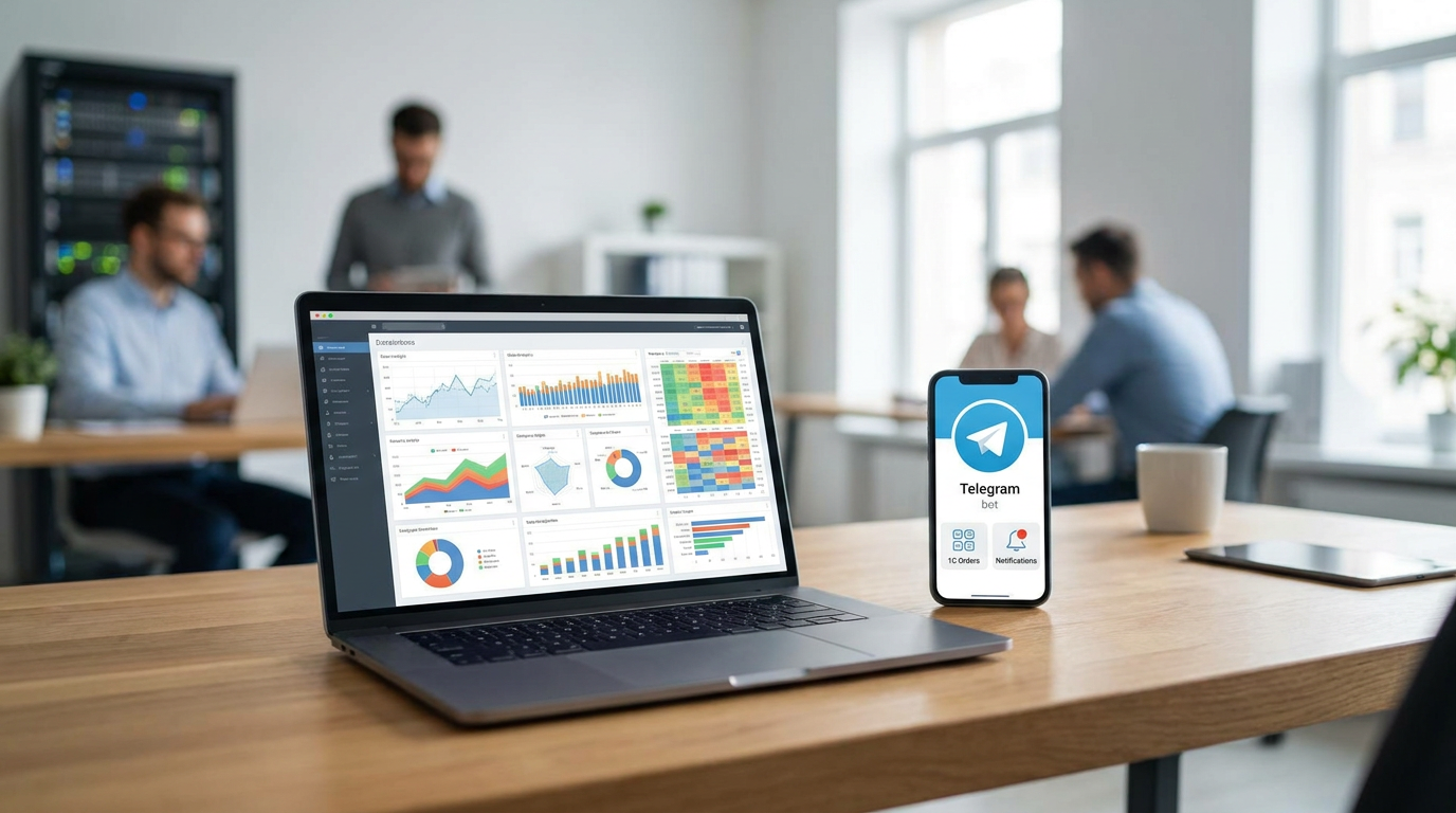 Telegram-бот для 1С: автоматизация заявок и уведомлений с ИИ