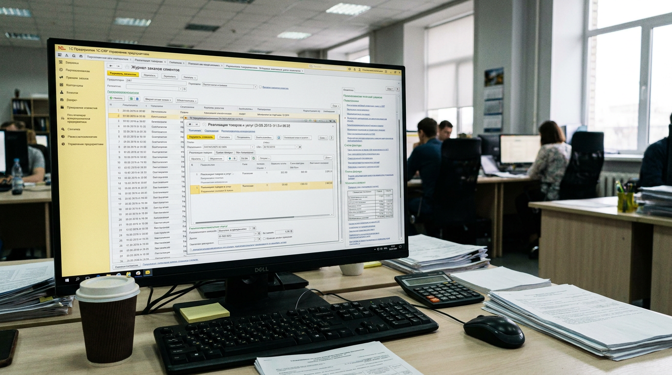 Заказы и реализация в 1С:ERP в 2026 году: полный цикл продаж и роль ИИ