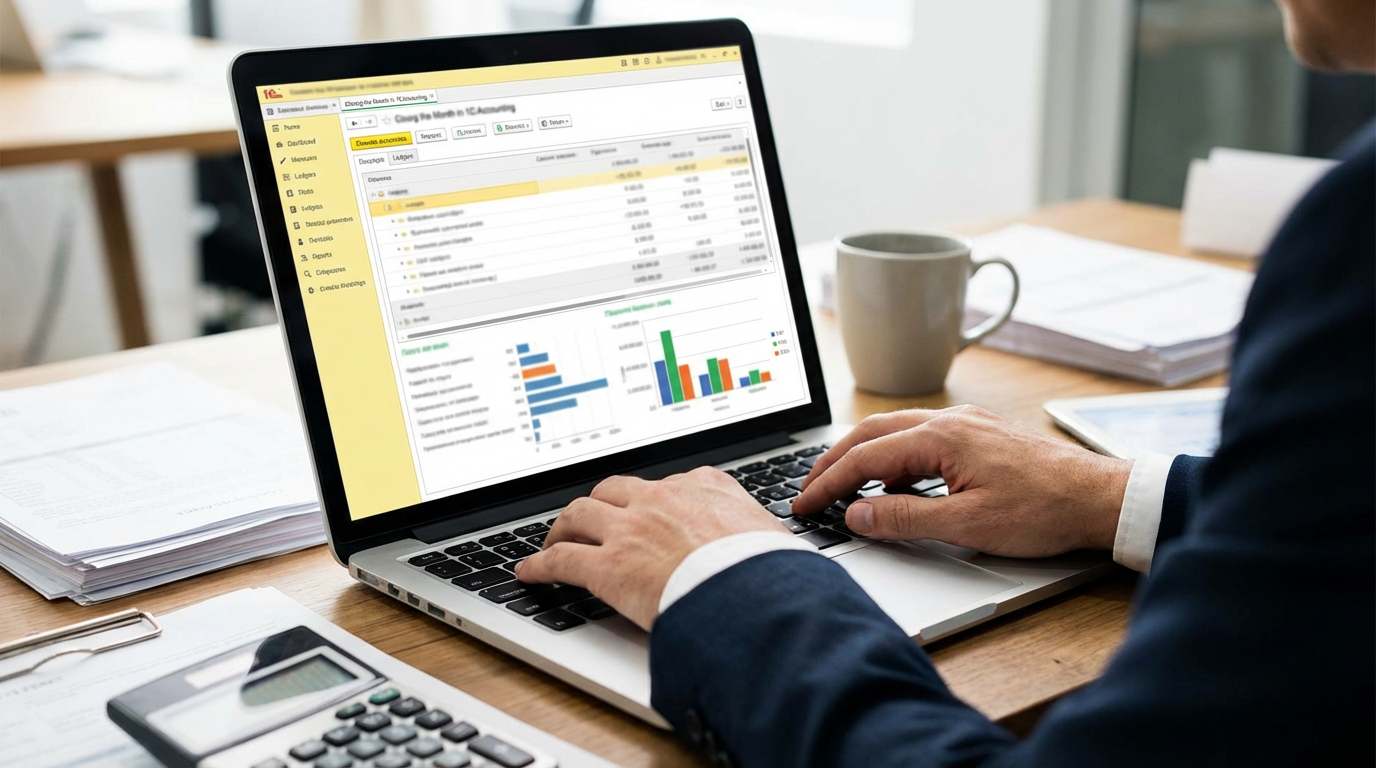 Закрытие месяца в 1С:Бухгалтерии 8: полный пошаговый алгоритм с практическими рекомендациями