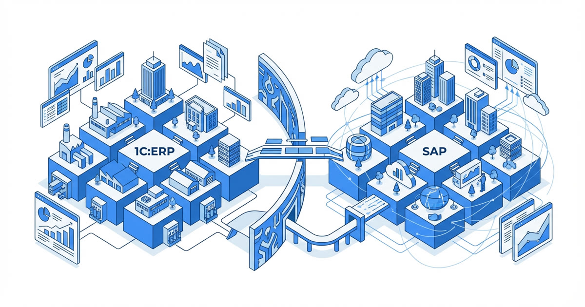 1С:ERP vs SAP — почему бизнес выбирает 1С