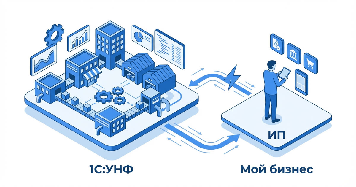1С:УНФ vs Мой бизнес — что выбрать для ИП