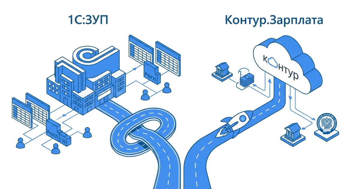 1С:ЗУП vs Контур.Зарплата — сравнение для расчёта зарплаты