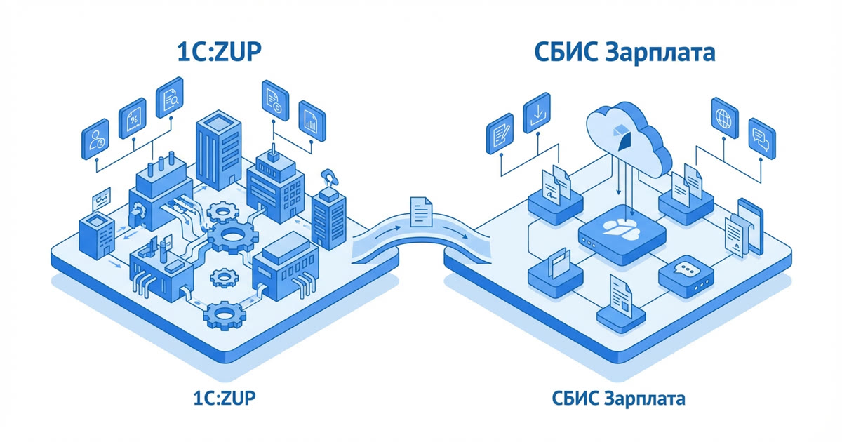 1С:ЗУП vs СБИС Зарплата — сравнение зарплатных систем